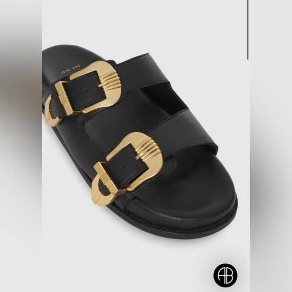 Anine Bing Waylon Slides - Picture 3 of 6